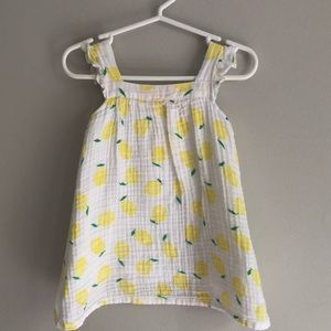 linen lemon dress 🍋